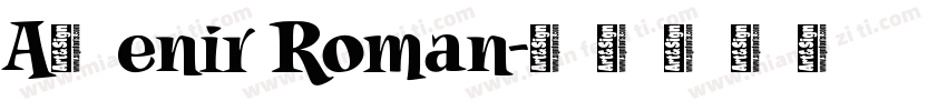 Aⅴenir Roman字体转换